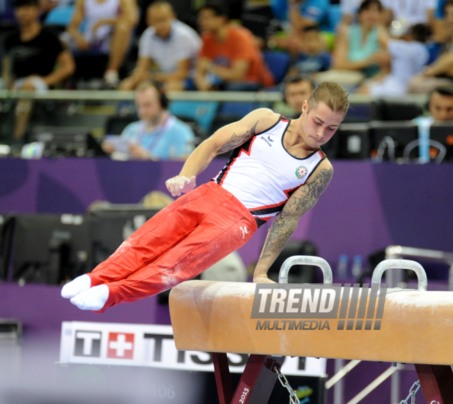 Bakı 2015: Azərbaycan gimnastı gümüş medal qazandı. Azərbaycan, 20 iyun 2015